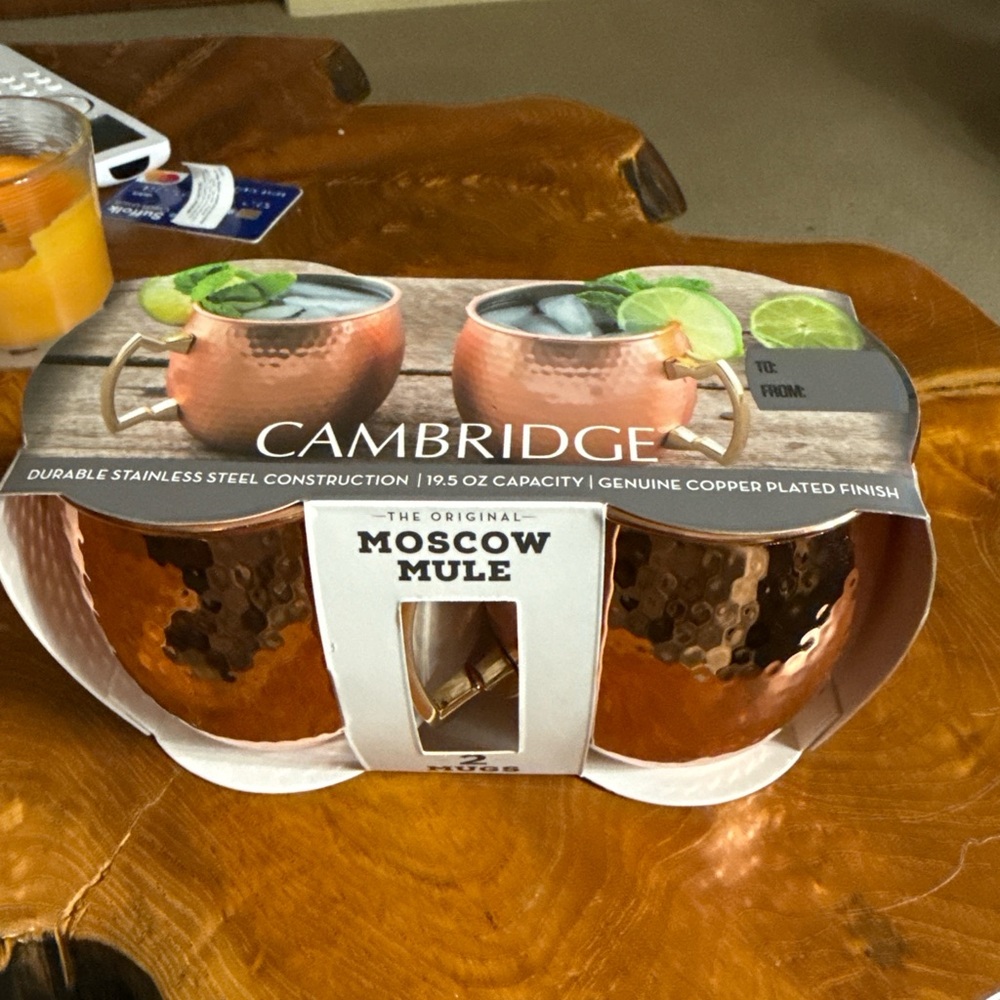 Cambridge Copper Moscow Mule Mugs